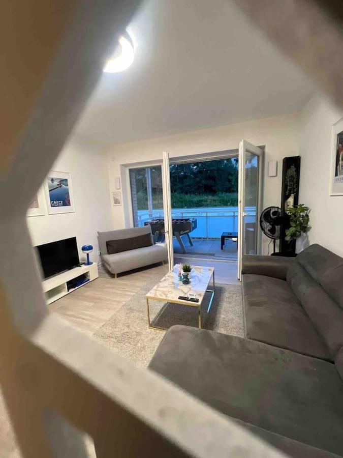 Luxurioeses Apartment,Neubau, 4 Personen, Parkplatz, Griechischer Stil Bochum Buitenkant foto